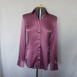 Ann Taylor Silk button down shirt